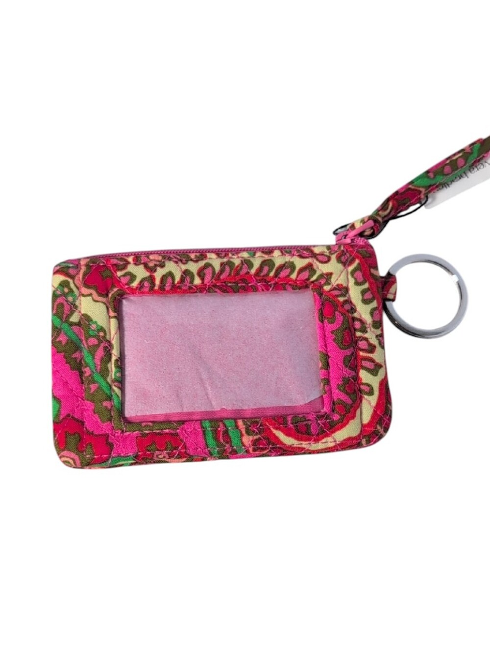 Vera Bradley Outlet Zip ID Case in Capri Pink